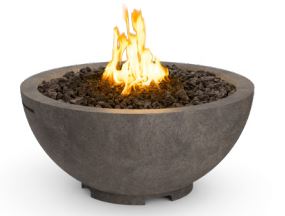 round concrete fire pit bowl 