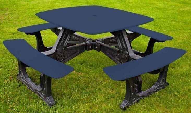 Bistro Outdoor Dining Table – 8 Seat, Recycled Plastic