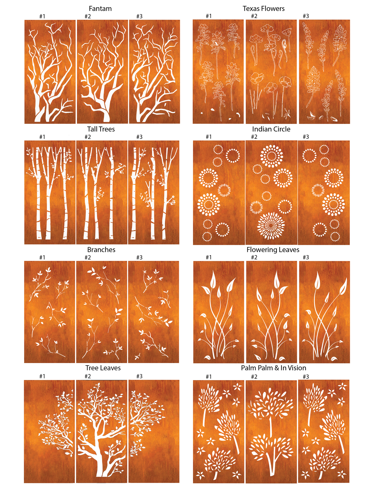 Outdoor Metal Privacy Screen Panels (60” & 72”) – Heavy-Duty Steel for Patio & Fence