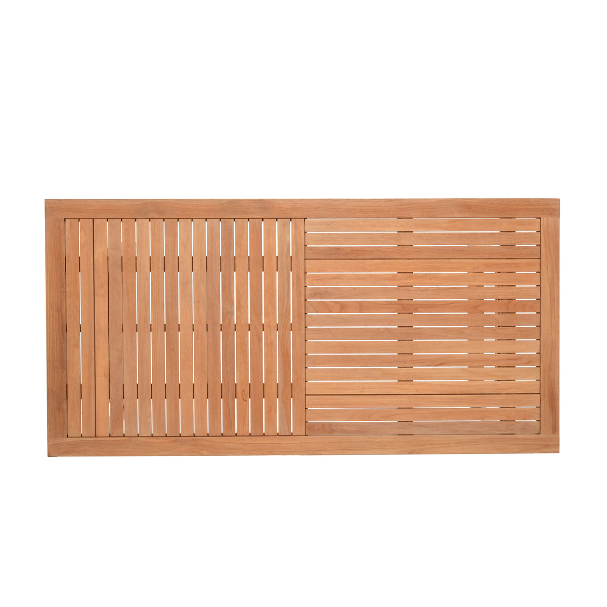 Wooden slatted panel 