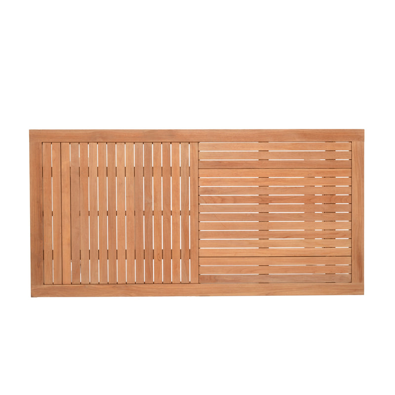 Wooden slatted panel 