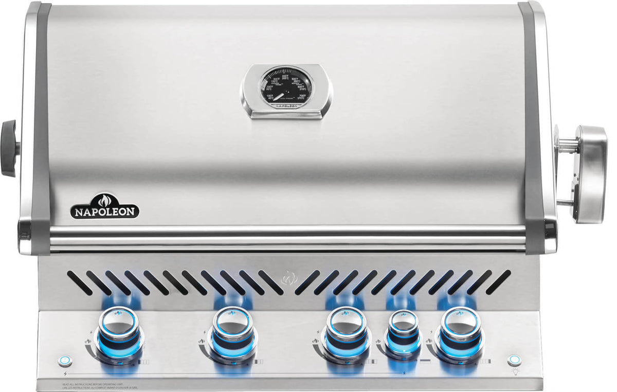 Patio Elegance Built-in Prestige PRO™ 500 Gas Grill with Infrared Rear Burner