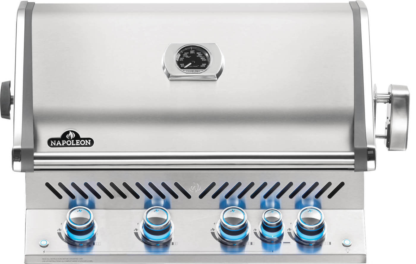 Patio Elegance Built-in Prestige PRO™ 500 Gas Grill with Infrared Rear Burner
