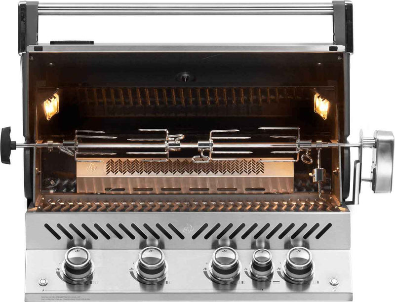 Patio Elegance Built-in Prestige PRO™ 500 Gas Grill with Infrared Rear Burner