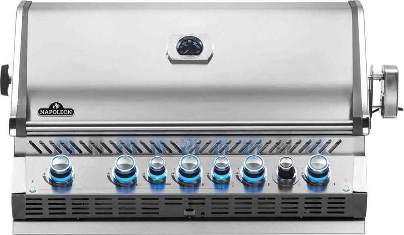 Patio Elegance Built-in Prestige PRO™ 665 Gas Grill with Infrared Rear Burner