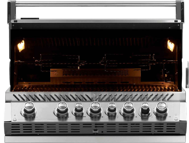 Patio Elegance Built-in Prestige PRO™ 665 Gas Grill with Infrared Rear Burner