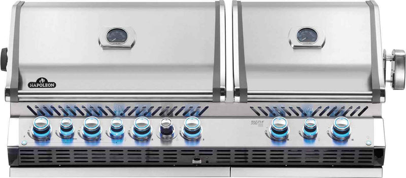 Patio Elegance Built-in Prestige PRO™ 825 Gas Grill with Infrared Rear Burner