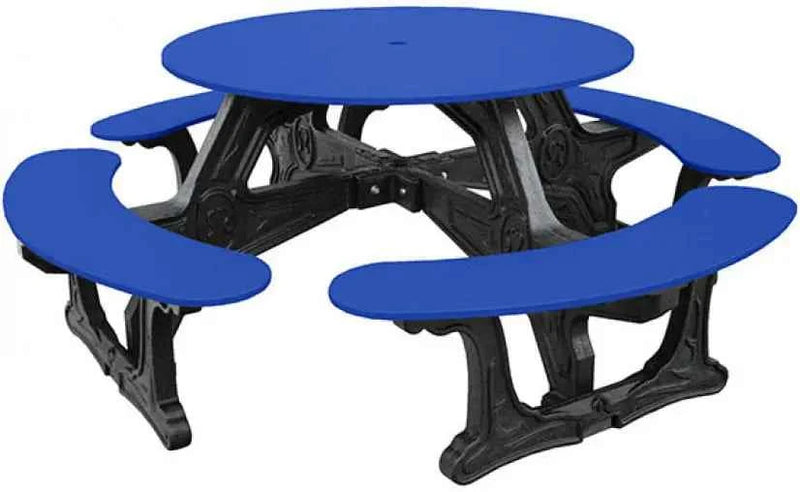 Cantina Round Table – Durable Outdoor Seating for 8
