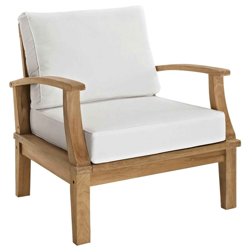 Patio Elegance Marina 9-Piece Teak Outdoor Lounge Set by Modway