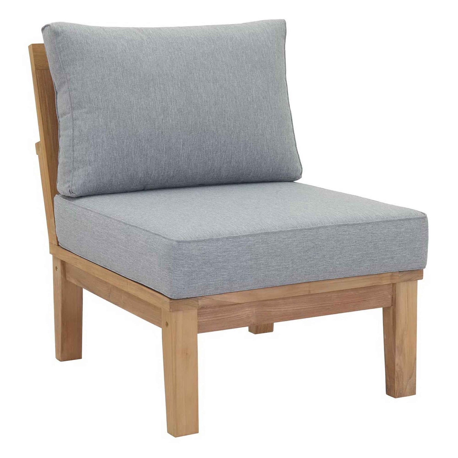 Marina 10-Piece Teak Outdoor Patio Set – Grey Finish by Patio Elegance