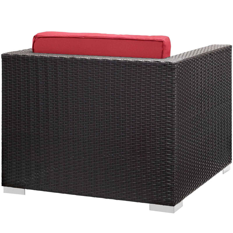 Modway Convene 5-Piece Outdoor Patio Sectional Set