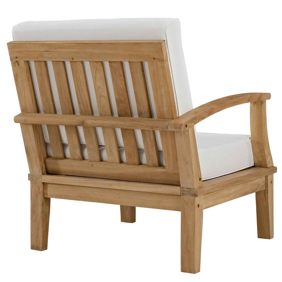 Patio Elegance Marina 8-Piece Outdoor Teak Sectional Set by Modway