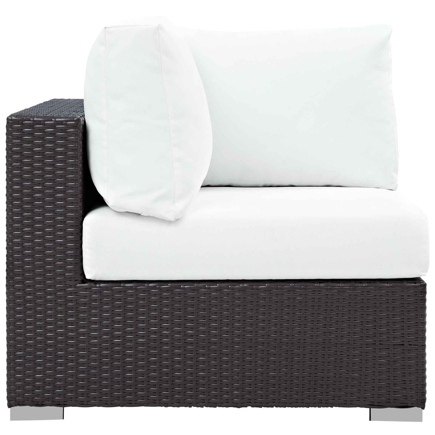 Patio Elegance Convene 10-Piece Outdoor Sectional Lounge Set by Modway