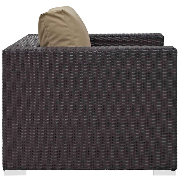 Patio Elegance Convene 10-Piece Outdoor Sectional Lounge Set by Modway