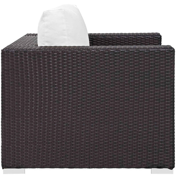 Patio Elegance Convene 10-Piece Outdoor Sectional Lounge Set by Modway