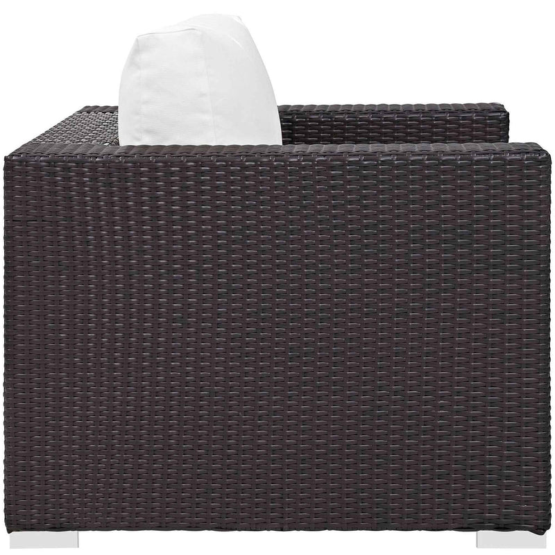 Patio Elegance Convene 10-Piece Outdoor Sectional Lounge Set by Modway