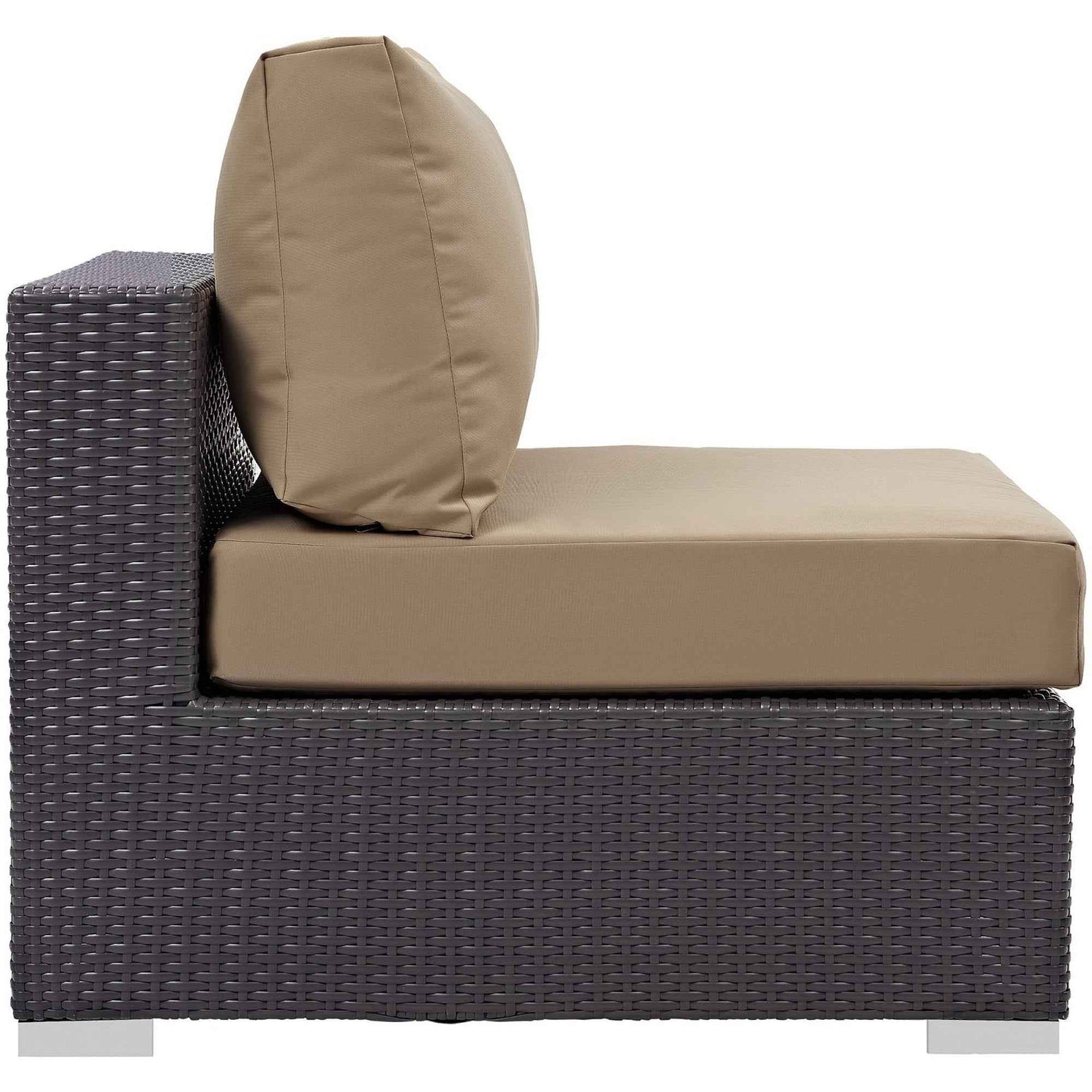 Patio Elegance Convene 10-Piece Outdoor Sectional Lounge Set by Modway