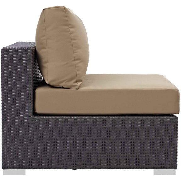 Patio Elegance Convene 10-Piece Outdoor Sectional Lounge Set by Modway