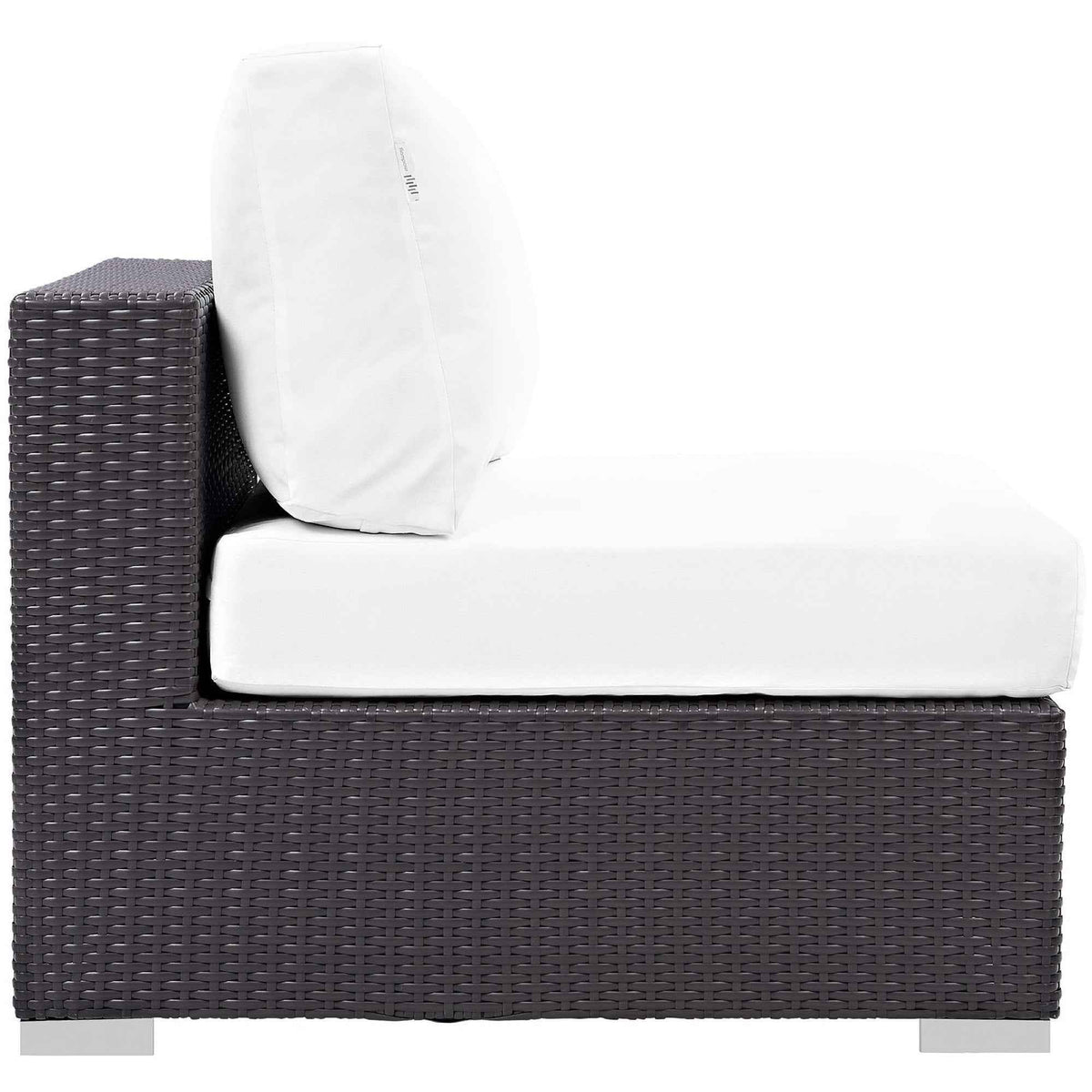 Patio Elegance Convene 10-Piece Outdoor Sectional Lounge Set by Modway