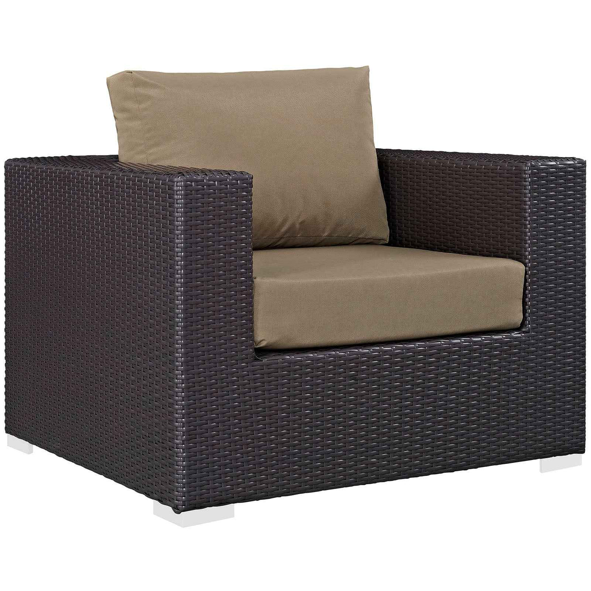 Patio Elegance Convene 10-Piece Outdoor Sectional Lounge Set by Modway