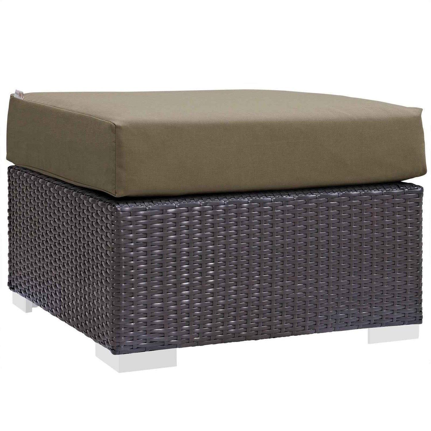 Patio Elegance Convene 10-Piece Outdoor Sectional Lounge Set by Modway