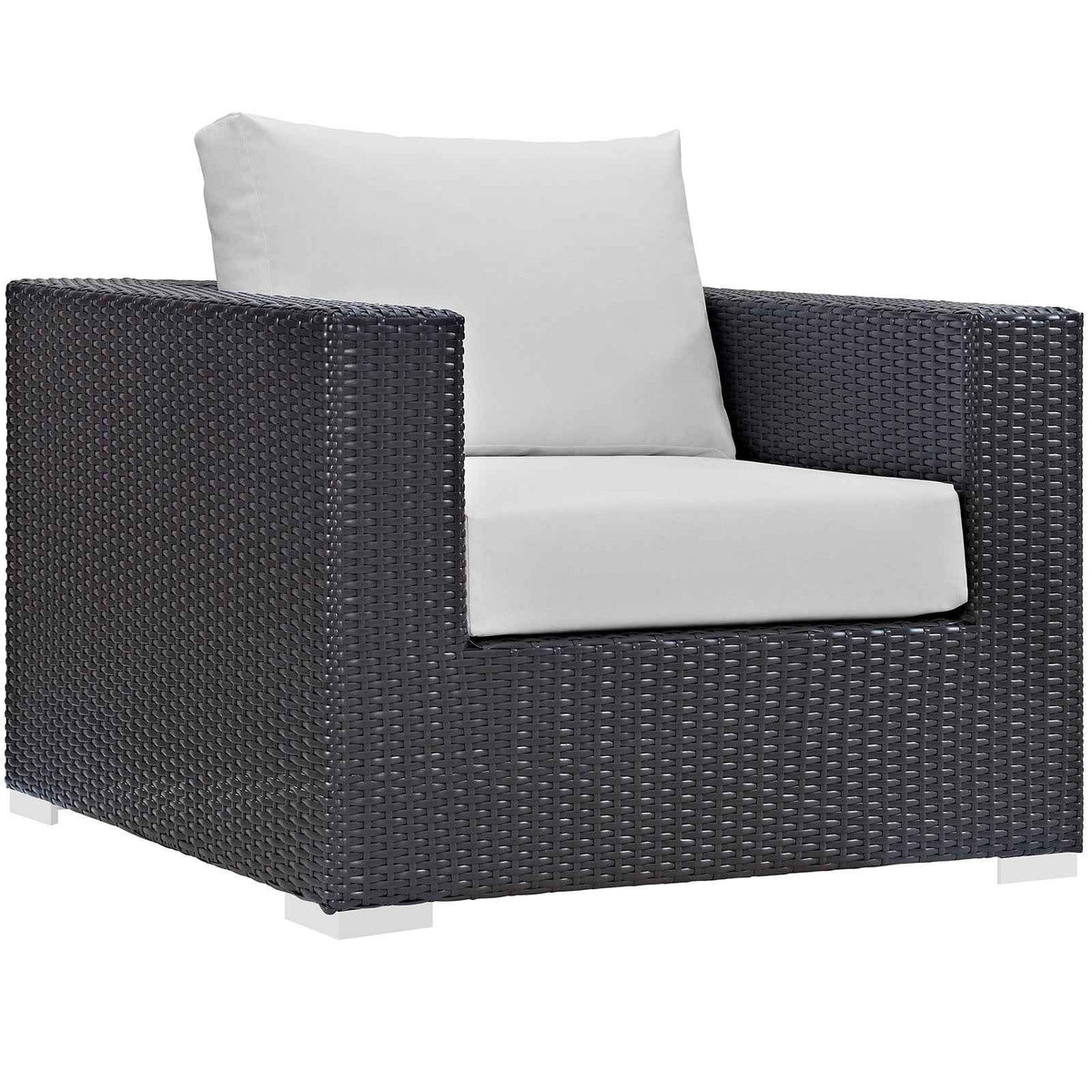 Patio Elegance Convene 10-Piece Outdoor Sectional Lounge Set by Modway