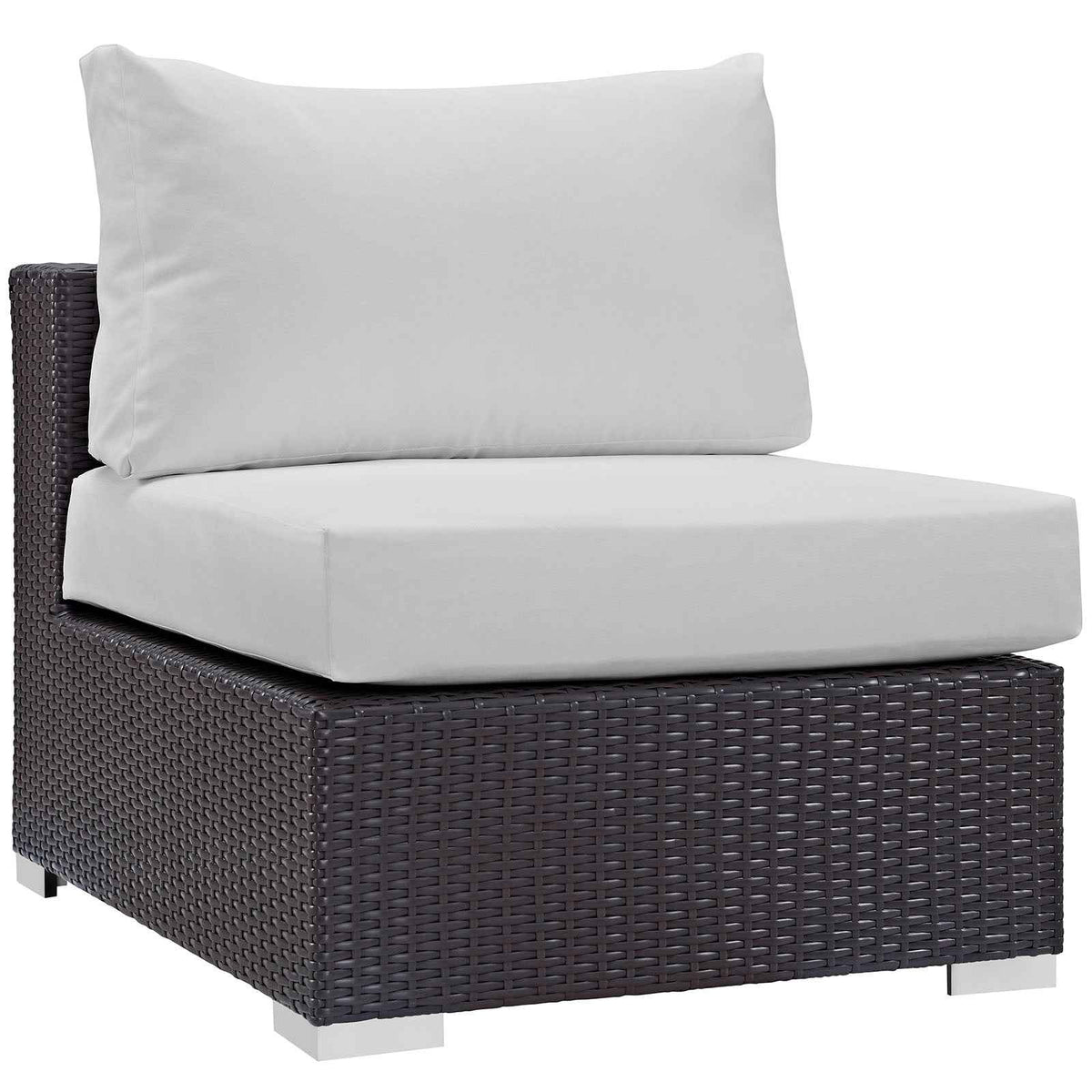 Patio Elegance Convene 10-Piece Outdoor Sectional Lounge Set by Modway