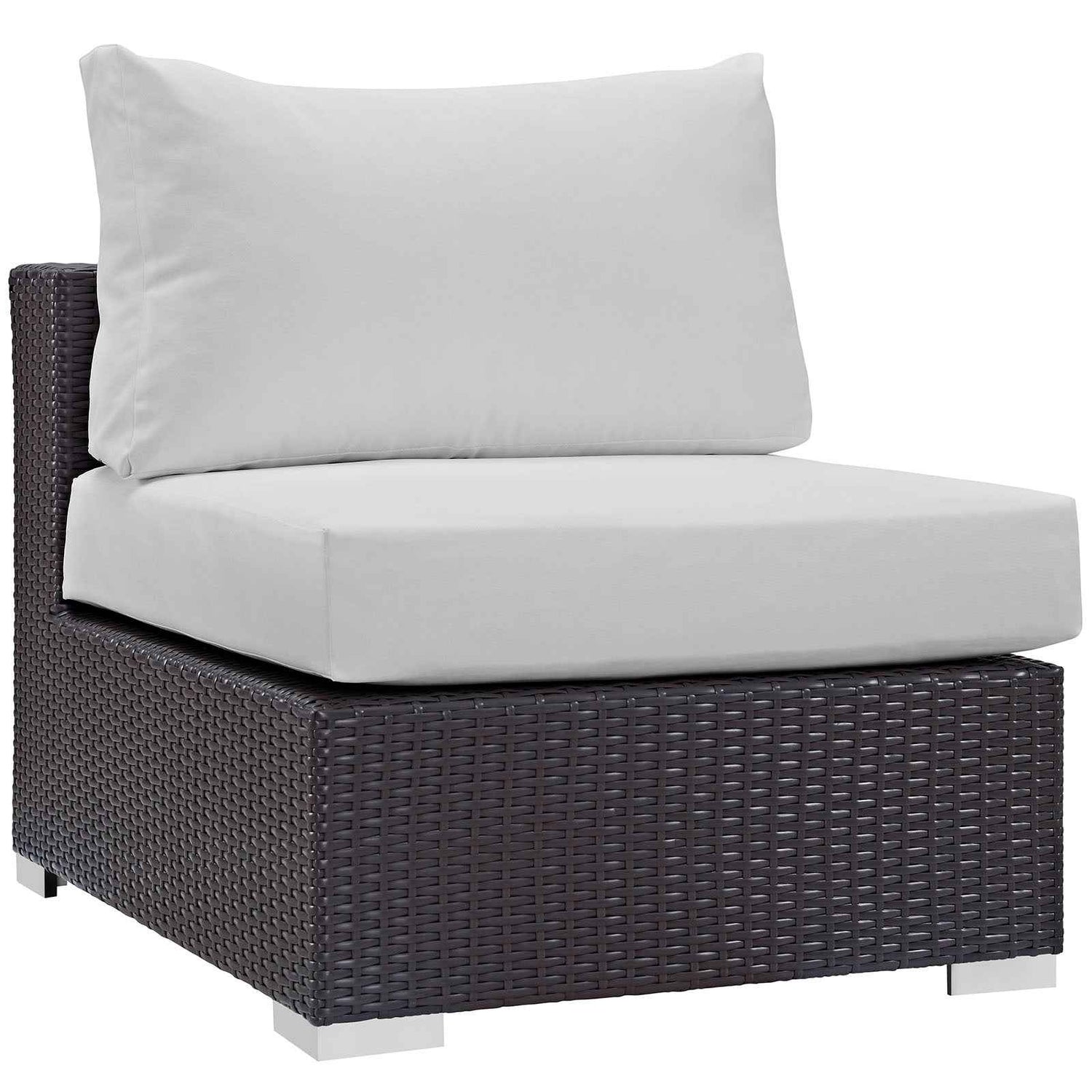 Patio Elegance Convene 10-Piece Outdoor Sectional Lounge Set by Modway
