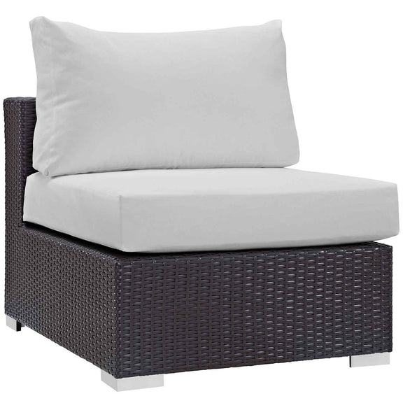 Patio Elegance Convene 10-Piece Outdoor Sectional Lounge Set by Modway