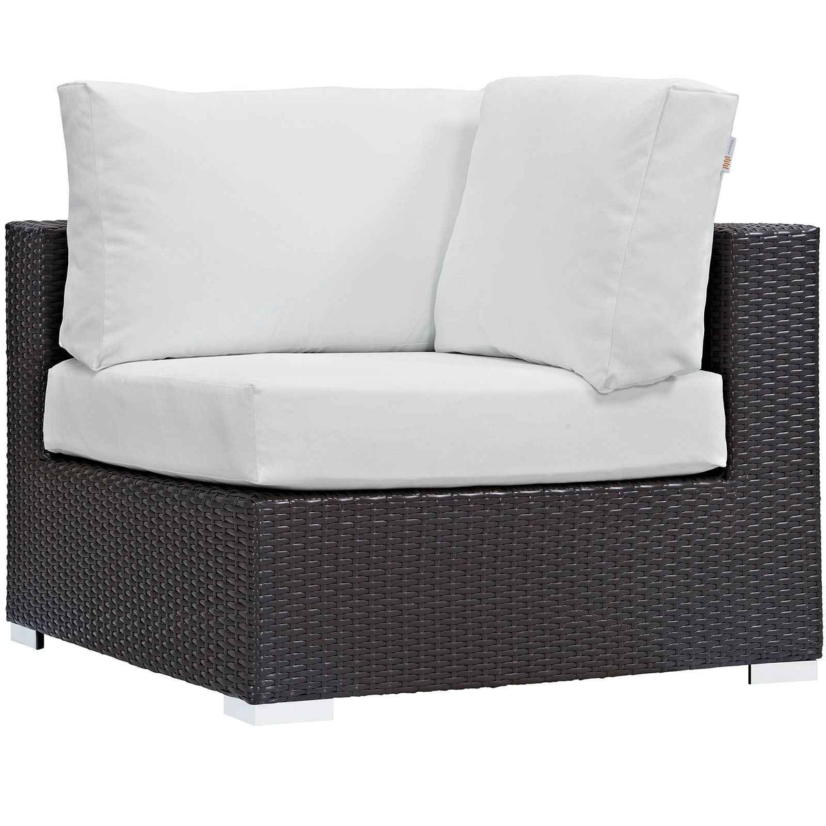 Patio Elegance Convene 10-Piece Outdoor Sectional Lounge Set by Modway