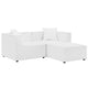 Saybrook Outdoor Loveseat & Ottoman Set – Modway