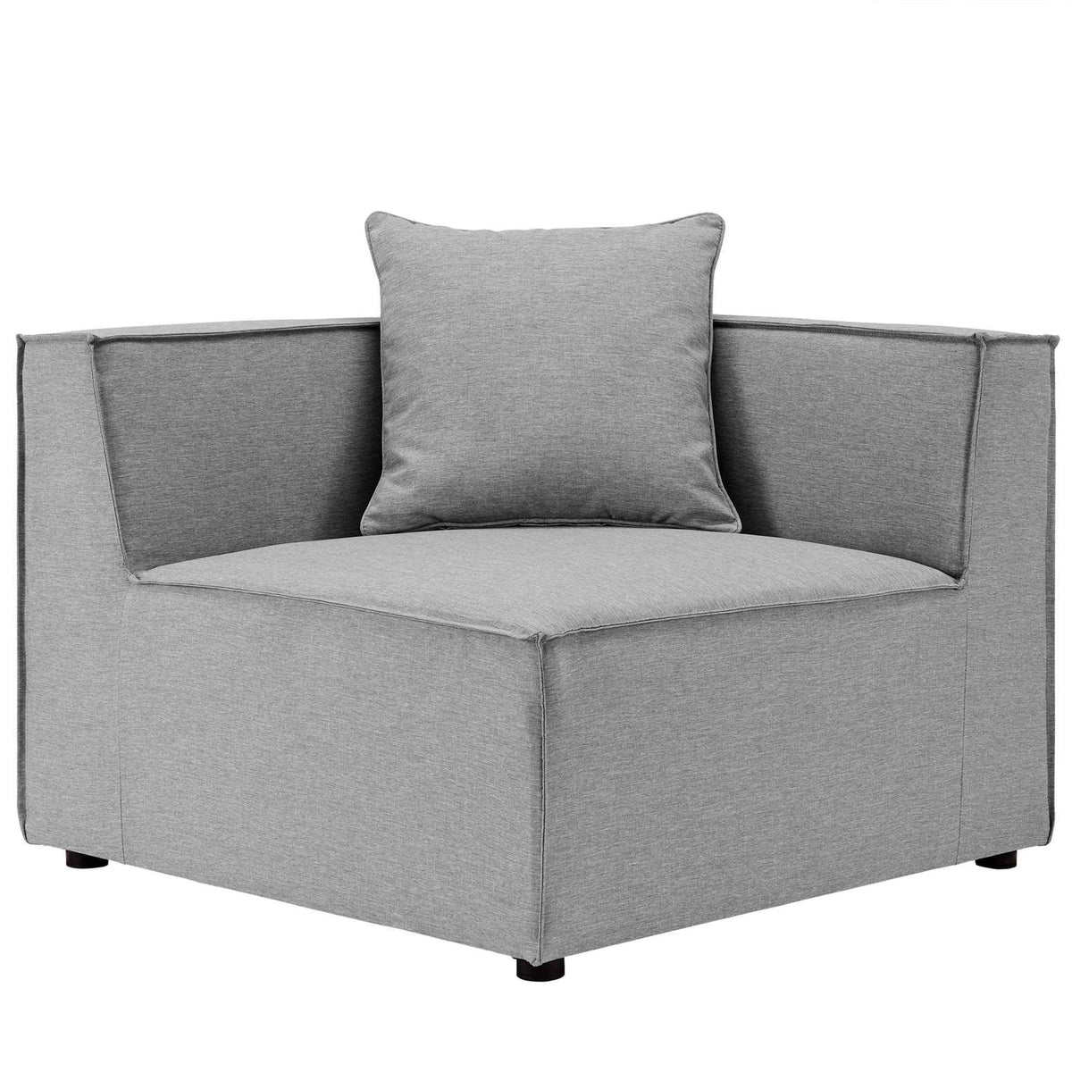 Patio Elegance Saybrook 8-Piece Outdoor Upholstered Sectional Sofa by Modway