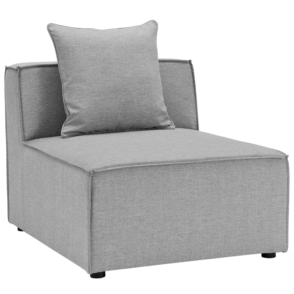 Patio Elegance Saybrook 8-Piece Outdoor Upholstered Sectional Sofa by Modway