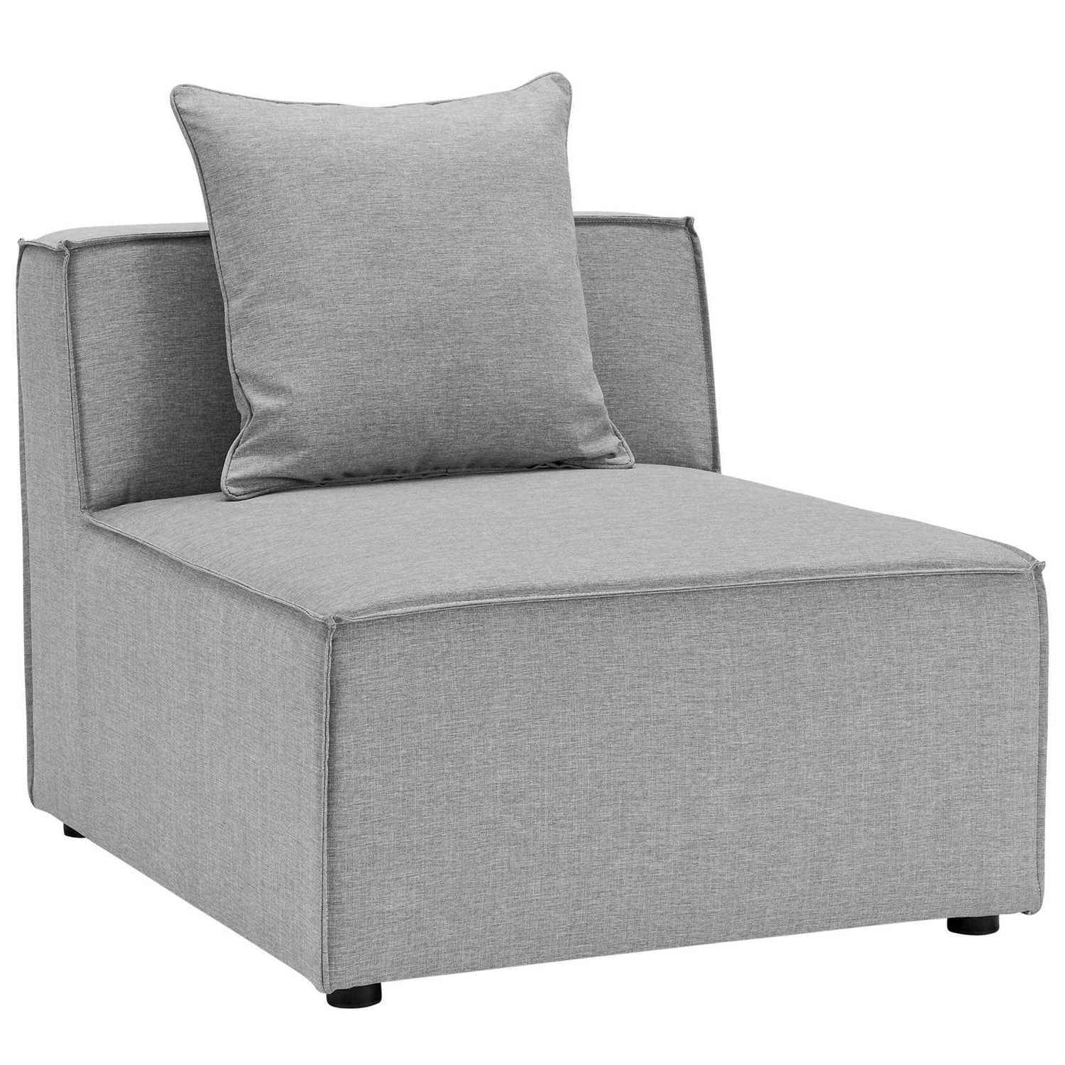 Patio Elegance Saybrook 8-Piece Outdoor Upholstered Sectional Sofa by Modway