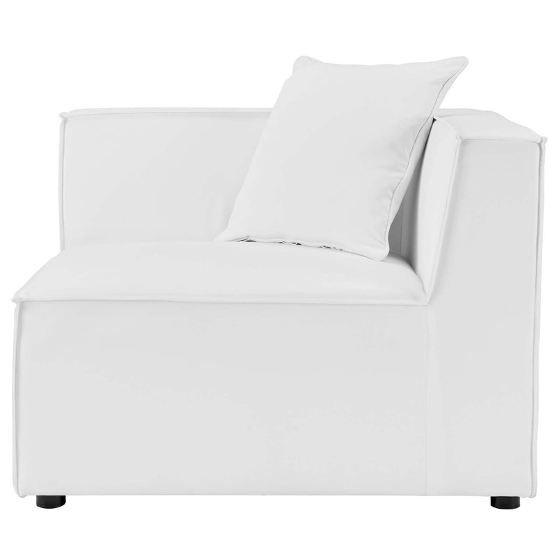 Saybrook 10-Piece White Outdoor Sectional Sofa by Patio Elegance - Patio Elegance