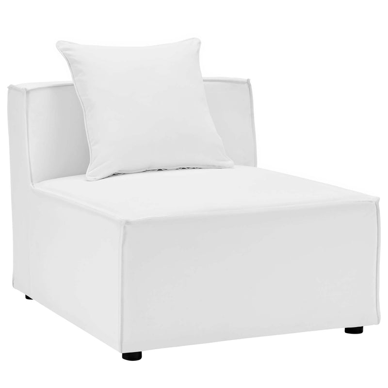 Saybrook 10-Piece White Outdoor Sectional Sofa by Patio Elegance - Patio Elegance
