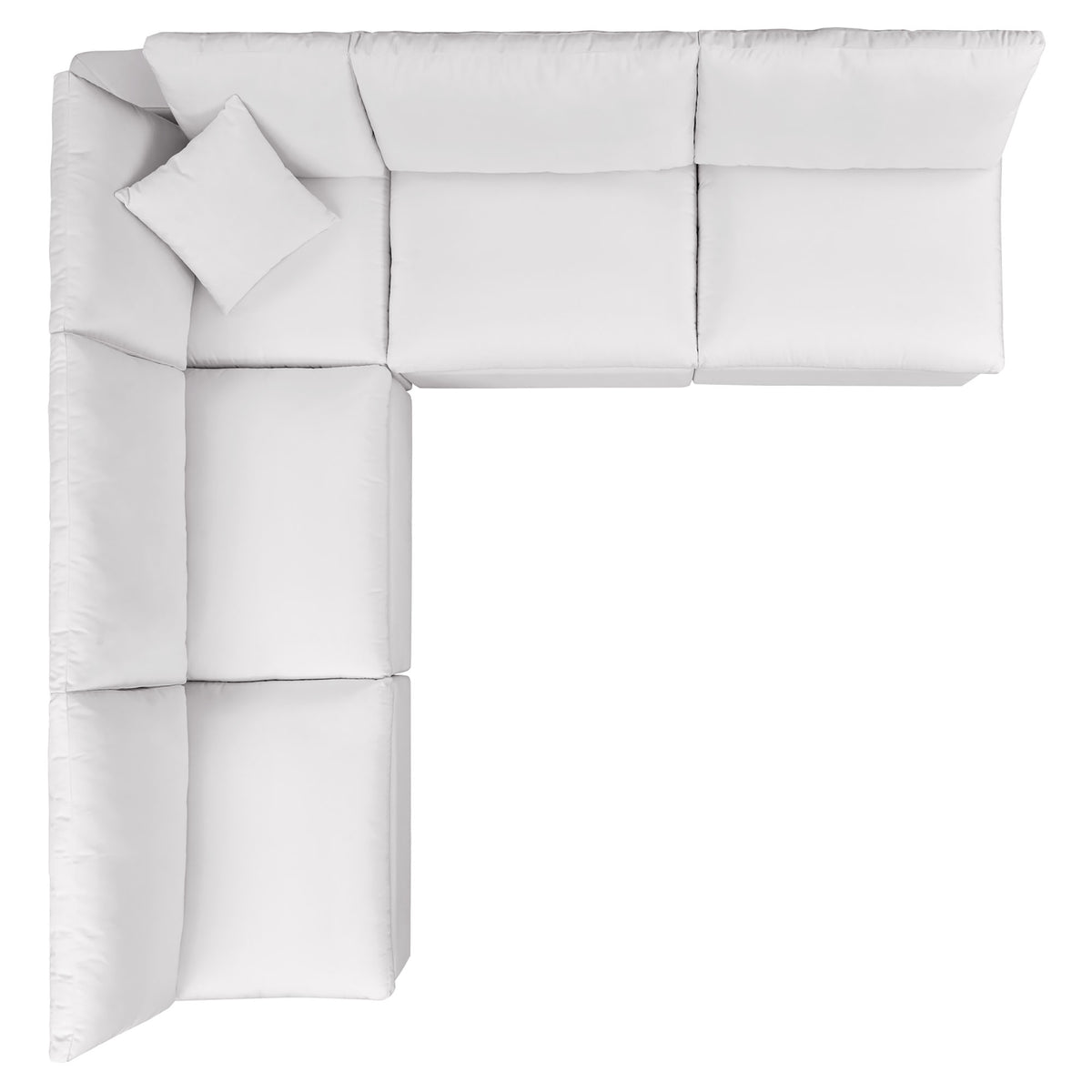Patio Elegance Commix 5-Piece Outdoor Sectional Sofa Set by Modway