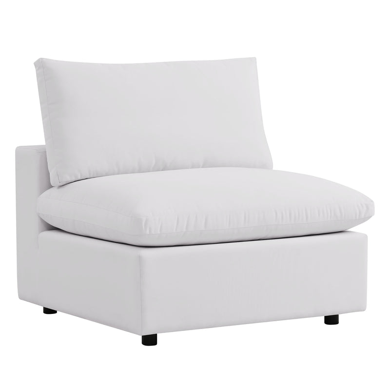 Patio Elegance Commix 5-Piece Outdoor Sectional Sofa Set by Modway - Patio Elegance