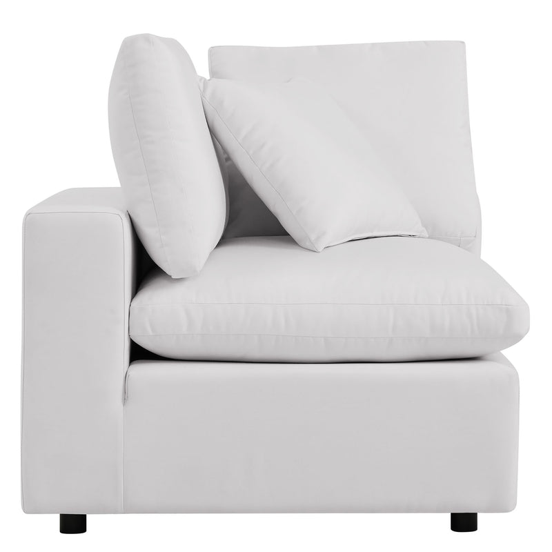 Patio Elegance Commix 5-Piece Outdoor Sectional Sofa Set by Modway - Patio Elegance