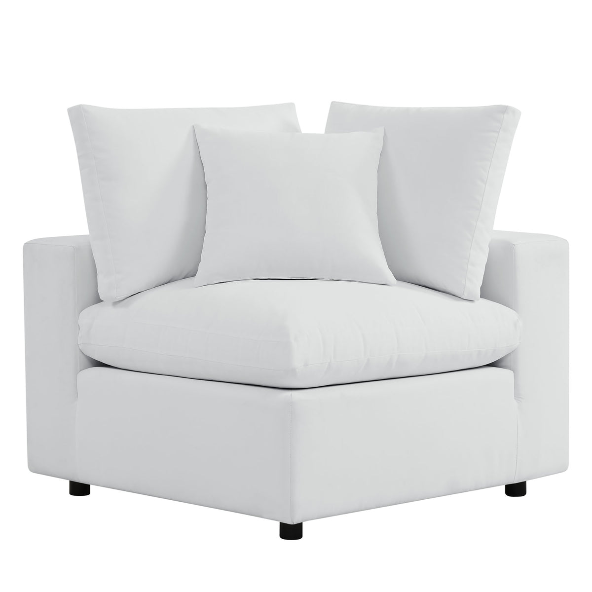 Commix 5-Piece Outdoor Sectional Sofa – Sunbrella® White Collection Exclusively at Patio Elegance