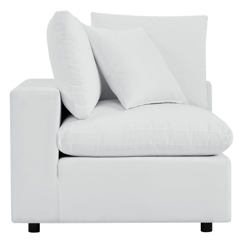 Commix 5-Piece Outdoor Sectional Sofa – Sunbrella® White Collection Exclusively at Patio Elegance - Patio Elegance