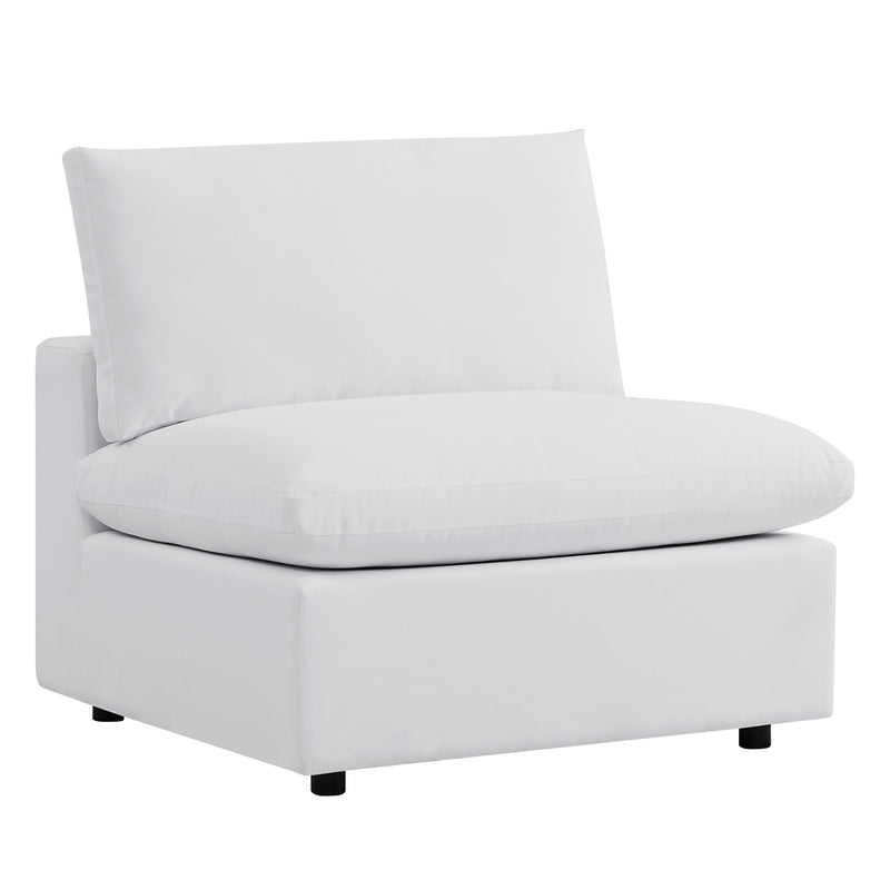 Commix 5-Piece Outdoor Patio Sectional Sofa – White (Sunbrella® Edition) by Patio Elegance - Patio Elegance