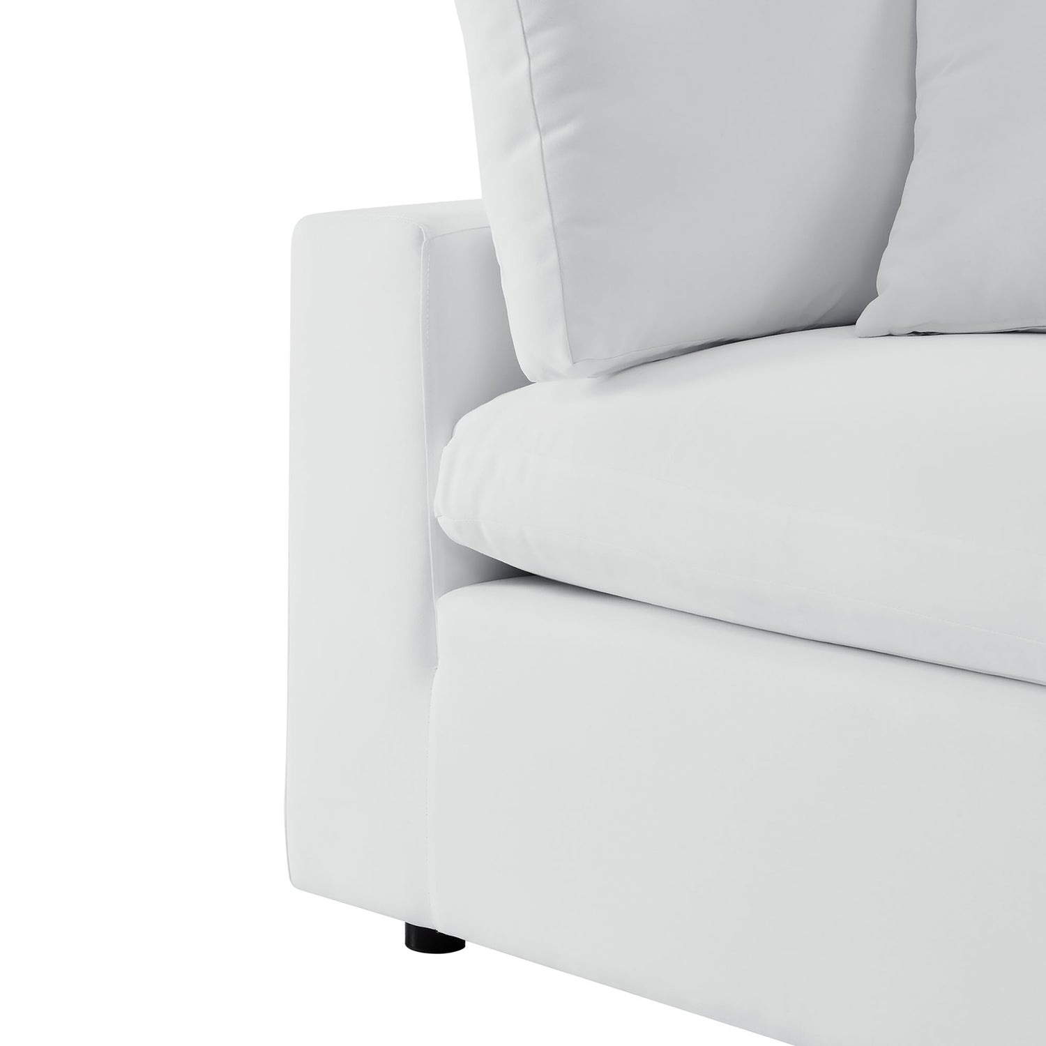 Commix 5-Piece Outdoor Patio Sectional Sofa – White (Sunbrella® Edition) by Patio Elegance - Patio Elegance
