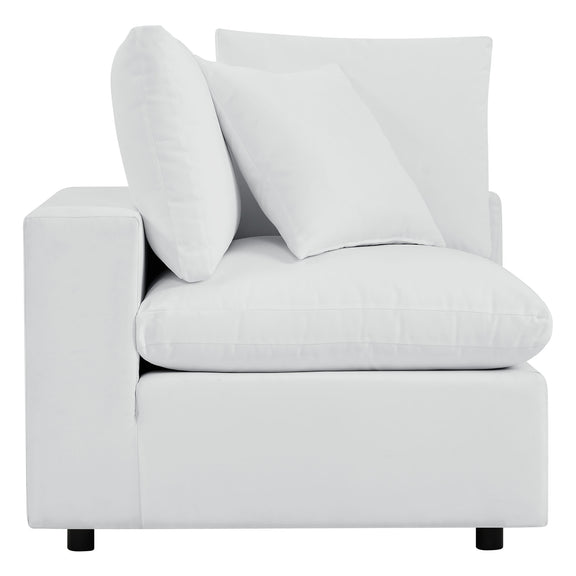 Commix 5-Piece Outdoor Patio Sectional Sofa – White (Sunbrella® Edition) by Patio Elegance - Patio Elegance