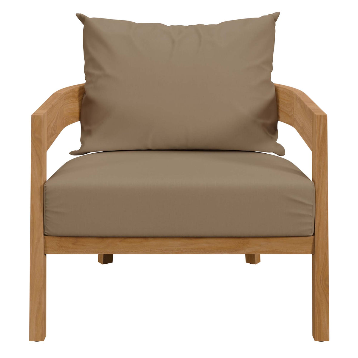 Brisbane 3-Piece Teak Outdoor Patio Set – Modway