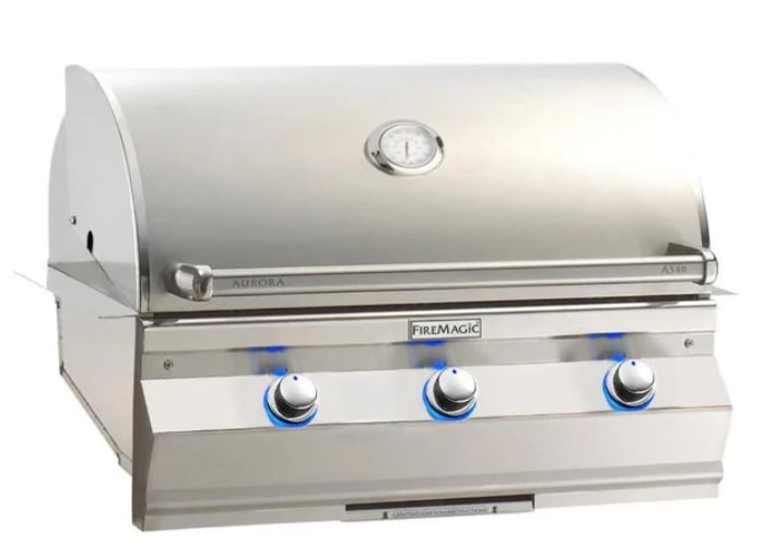  stainless steel built-in gas grill