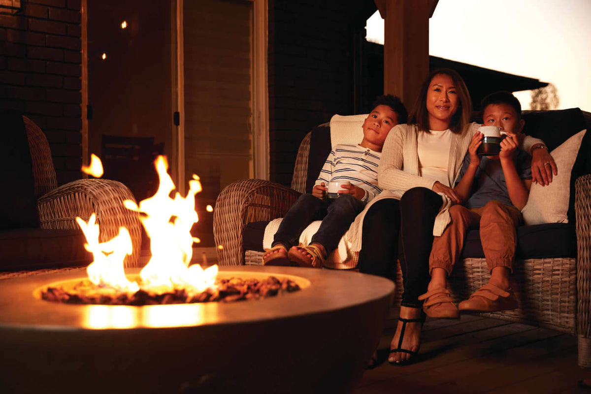 Patio Elegance Nexus 36-Inch Round Patioflame® Table – Fire Table