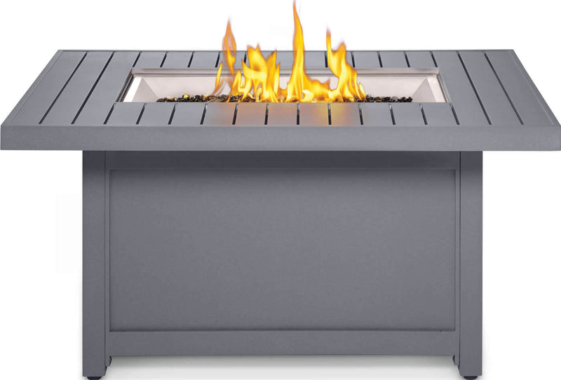 Patio Elegance Hamptons Rectangle Patioflame® Table – Fire Table - Patio Elegance