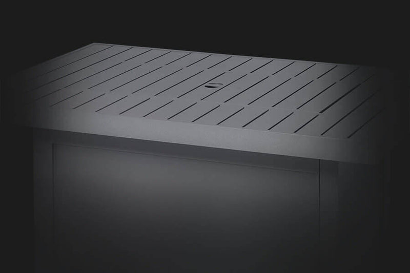 Patio Elegance Hamptons Rectangle Patioflame® Table – Fire Table - Patio Elegance