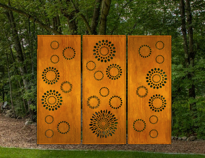 Outdoor Metal Screen Panels (60” & 72”) – Heavy-Duty Steel for Patio, Fence & Backyard